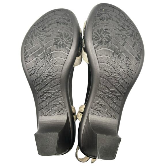 Abeo Women's Tan Black Bio System Georgi Sandals Size 6.5 - Picture 8 of 8